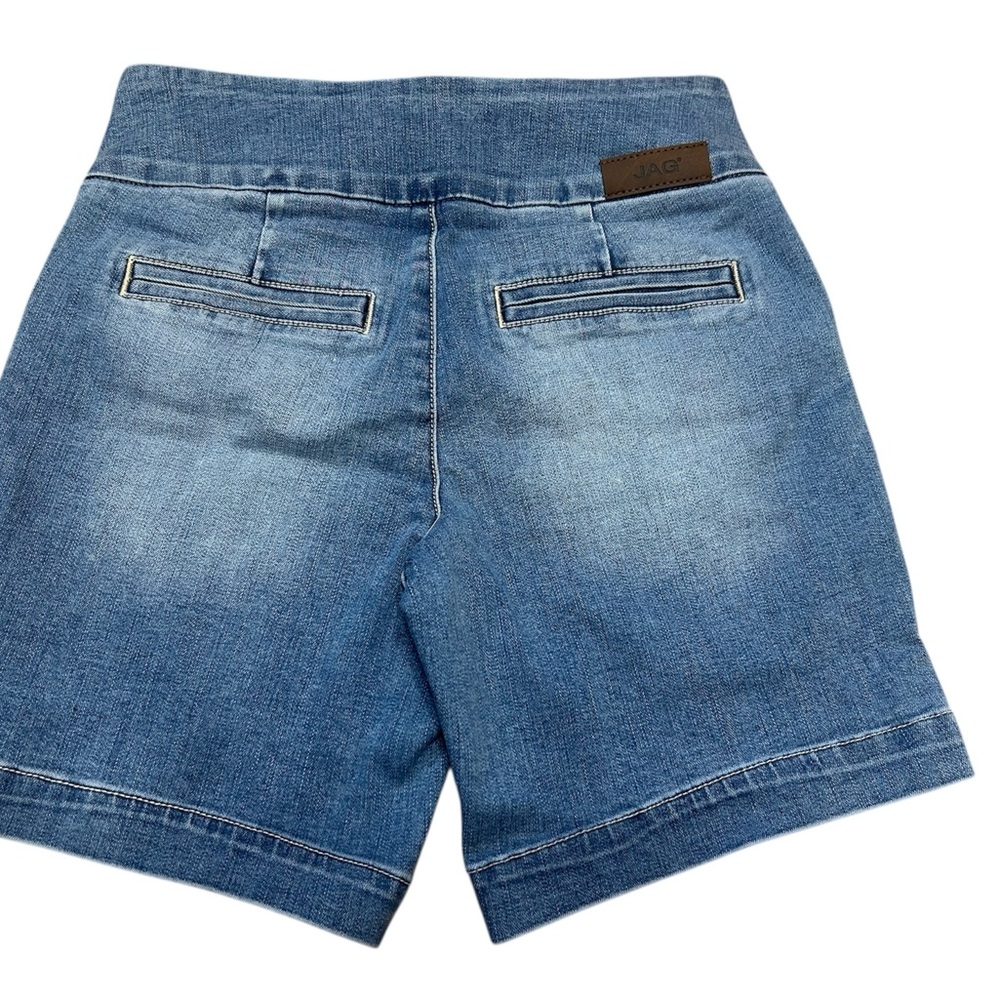 JagJeans Size 2/26 Women's Blue Denim Bermuda Shorts - Picture 2 of 2